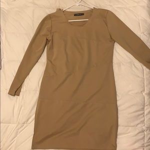 A tight fitted dress!